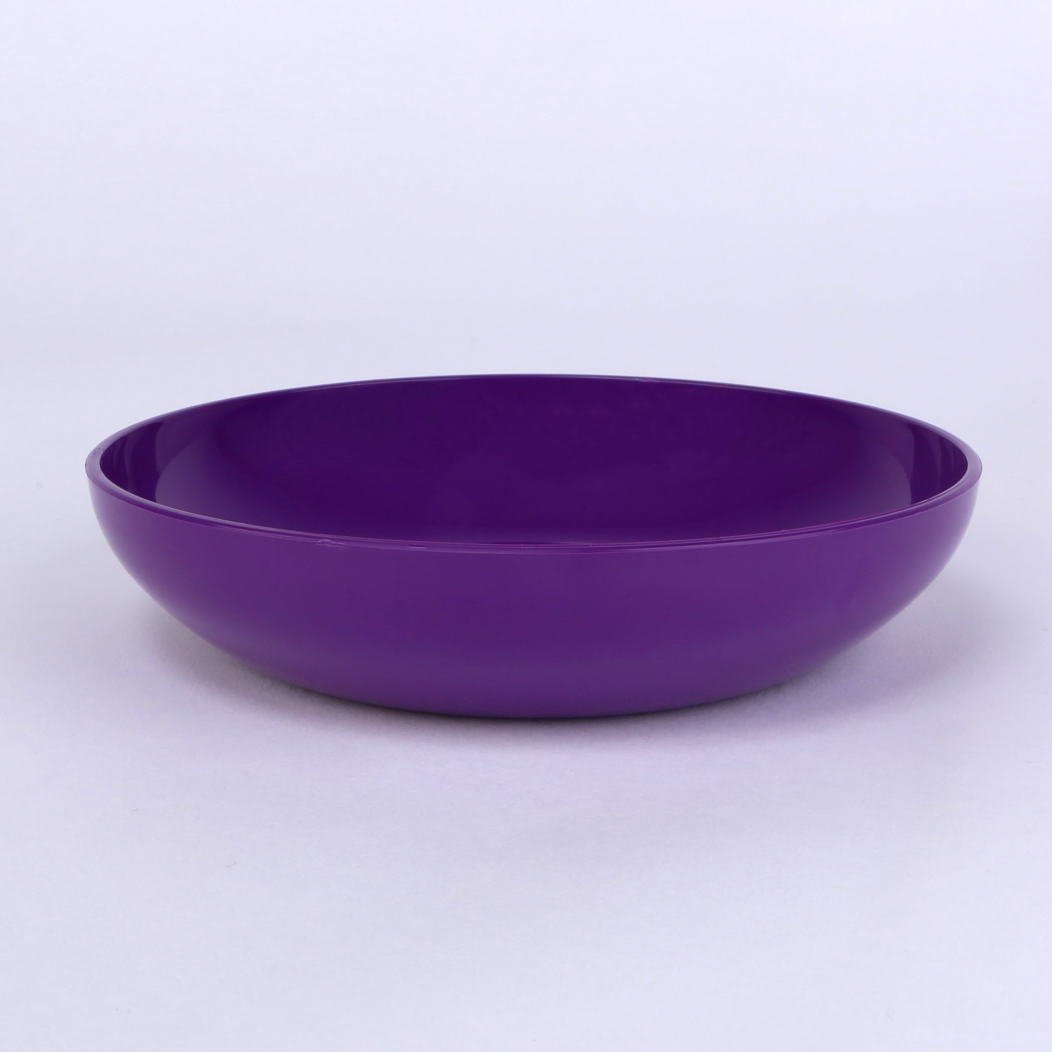 vaLon Flache Dessertschale13,5 cm aus schadstofffreiem Kunststoff in der Farbe lila.