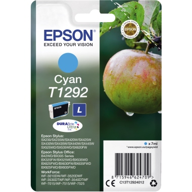 Epson Tintenpatrone T1292 ca. 460 Seiten cyan 7ml