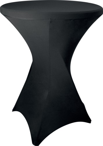 SARO Husse, schwarz für Party-Stehtisch - aus 92 % Polyester und 8 % Elastane, 180 g/m2 - Gewicht: 1 kg