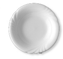 Salatteller tief - Durchmesser 19,0 cm - Form AMBIENTE - uni weiß
