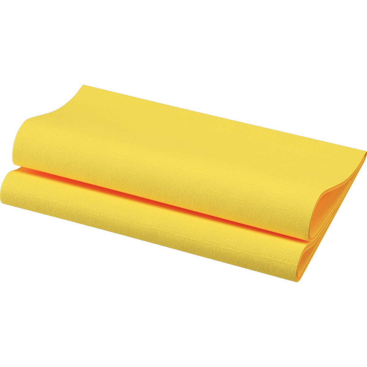 Bio Dunisoft-Servietten 40 x 40 cm, 1/4 Falz, gelb, 60 Stück