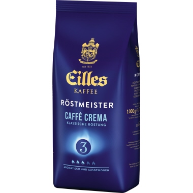 Eilles Kaffee Caffè Crema ganze Bohne 1.000 g/Pack.