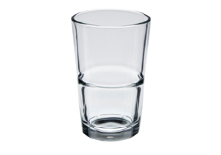 Longdrinkglas STACK UP, Inhalt: 0,29 Liter, Höhe: 119 mm, Durchmesser: 76 mm, stapelbar, Arcoroc.