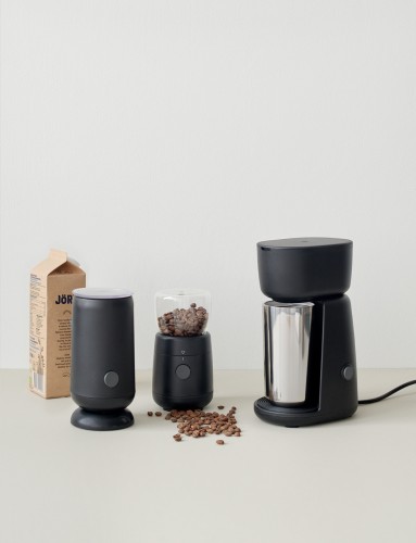 FOODIE elektrische Kaffemühle schwarz, Maße: 190 x 90 x 165 mm