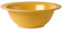 WACA Schüssel COLORA aus Melamin, in gelb. Form: rund, Durchmesser: 16,5 cm, Kapazität: 0,45 l.