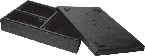 Duni Thermobox 455 x 320 x 105 mm Schwarz, 5 Stk/Krt (5 x 1 Stk)