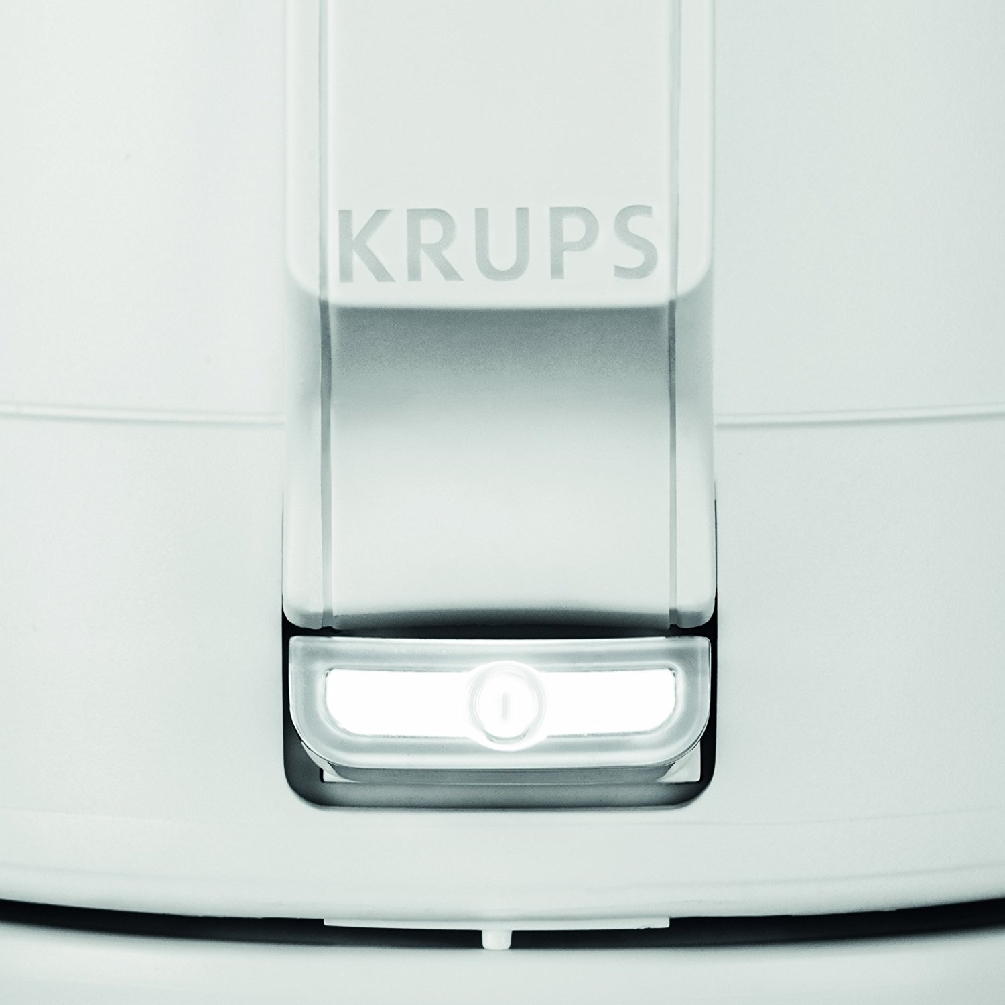 Krups Wasserkocher PRO AROMA, Farbe: weiß, matt, Fassungsvermögen: 1,6 l, 2.400 Watt