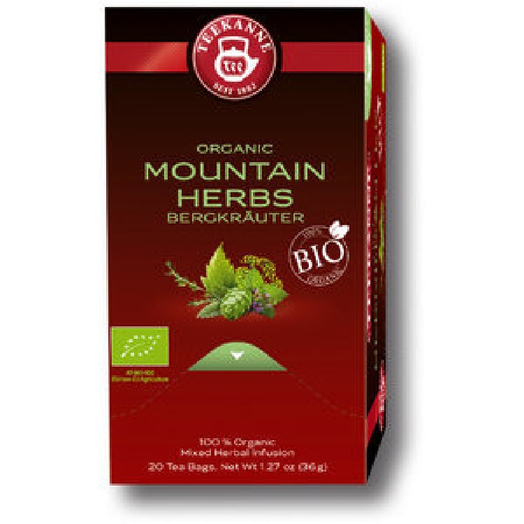 Teekanne Bergkräuter Premium BIO-Sortiment Inhalt: 20 Beutel