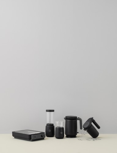 FOODIE Wasserkocher 1 l. schwarz, Maße: 103 x 103 x 182 mm