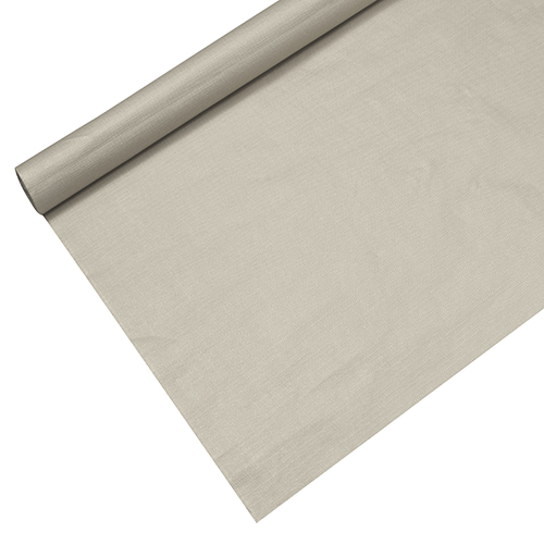 Tischdecke, Papier 6 m x 1,2 m silber von PAPSTAR