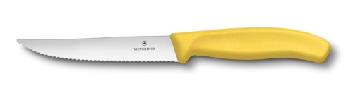 Victorinox Pizzamesser, gelb mit Wellen, 12 cm