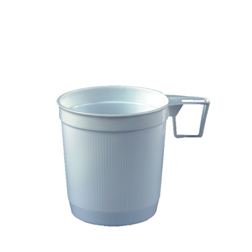 40 Kaffeetassen, PS 0,25 l Ø 8 cm · 8,5 cm weiss von Starpak