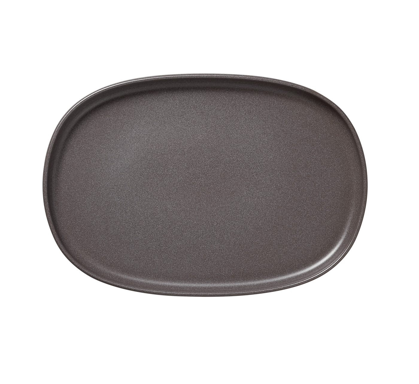 Platte ROCKZZERO, 33 x 23 cm, Set á 4 Stück, stone grey, Steinzeug , Farbe: Stone Grey