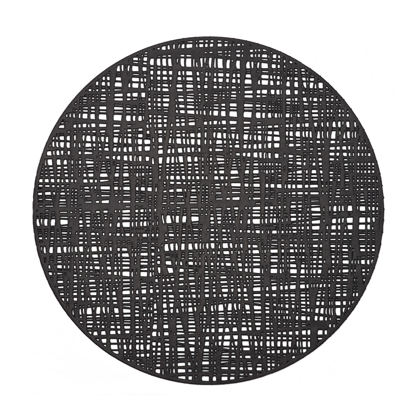 Platzset, PVC, Ø38 cm. Farbe: schwarz. Das schicke Platzset sorgt für bewundernde Blicke! Dabei braucht es nicht unbedingt einen