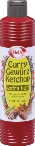 Hela Curry Ketchup extra hot 800ML