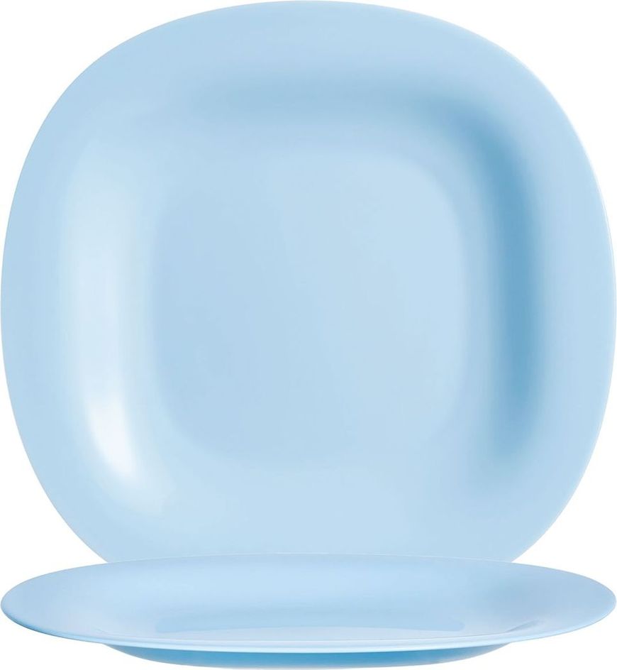 DIWALI Teller flach, Durchmesser: 27 cm, Farbe: Hellblau, von Arcoroc.