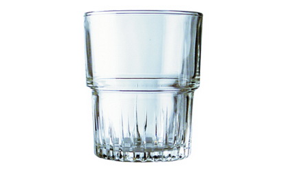 Glasbecher EMPILABLE, Inhalt: 0,20 Liter, Durchmesser: 71 mm, Höhe: 86 mm, stapelbar.