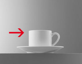 Kaffee-Obertasse - Inhalt 0,18 ltr -, Form PRIMAVERA - uni weiß -, ohne Untertasse