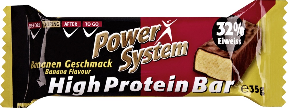 Power System High Protein Bar Banane Riegel 35G