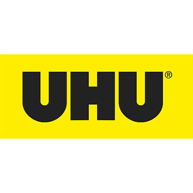 UHU® Kleberoller GLUE PERMANENT REFILLABLE 8,4 mm x 16,5 m (B x L) nachfüllbar gelb/weiß