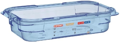 Araven 1/4 GN Lebensmittelbehälter blau 65mm