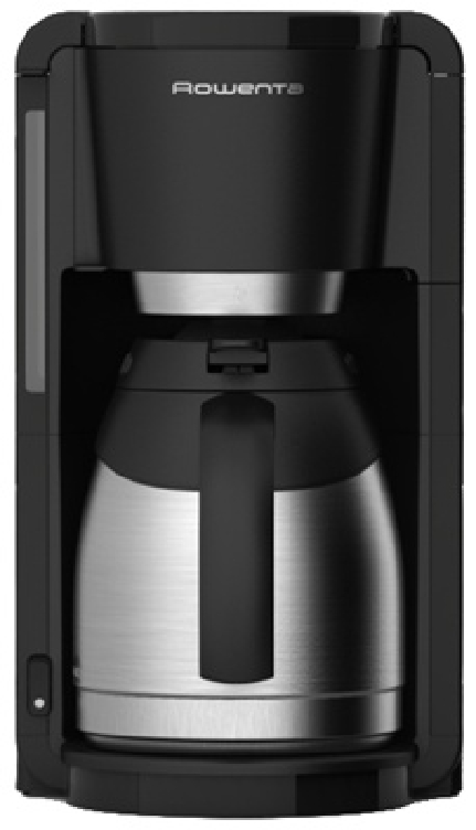 Rowenta Thermo Kaffeemaschine Milano Edelstahl CT 3818 Farbe: schwarz, Leistung: 800 Watt
