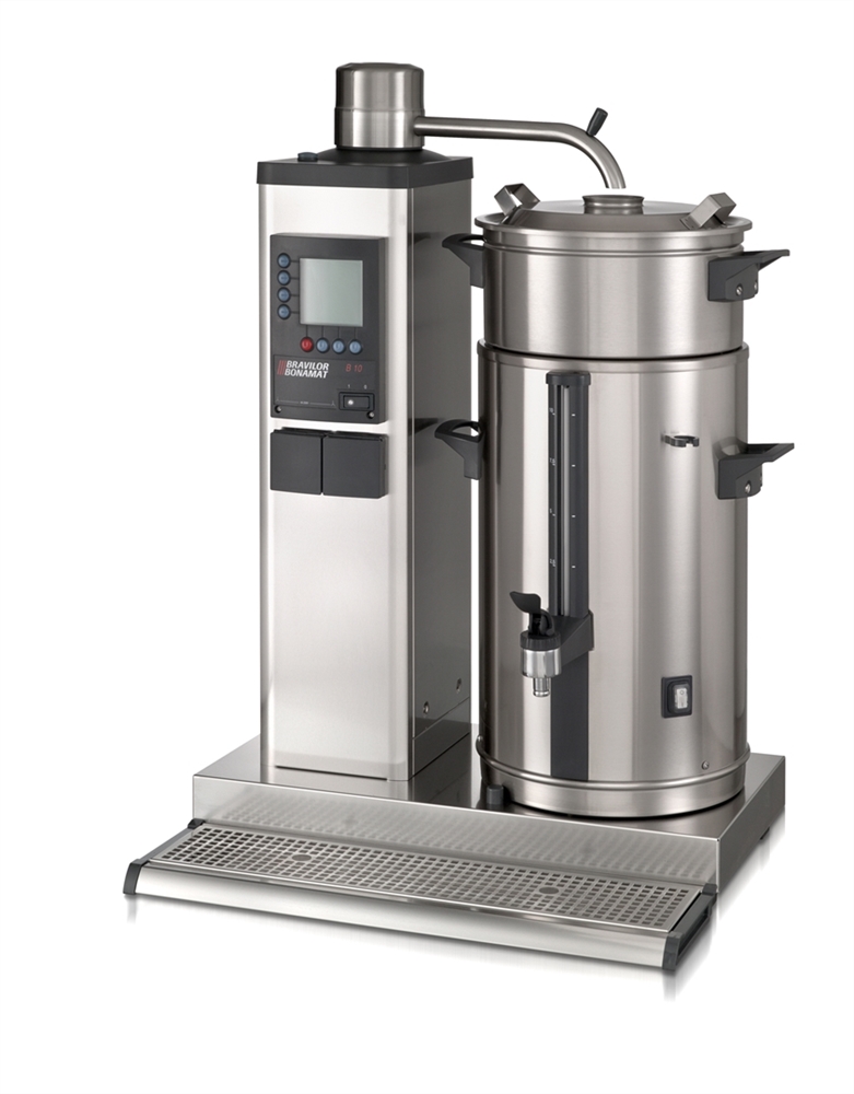 BONAMAT Filterkaffeemaschine B40 L/R, Kaffee- und Teebrühmaschinen 1 x 40 Ltr. rechts in Tischausführung. Die Brühung erfolgt in