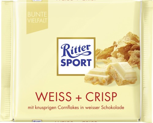 Ritter Sport Schokolade Weisse Crisp 100G