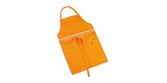Küchenschürze PRESTO TONE , orange Baumwolle