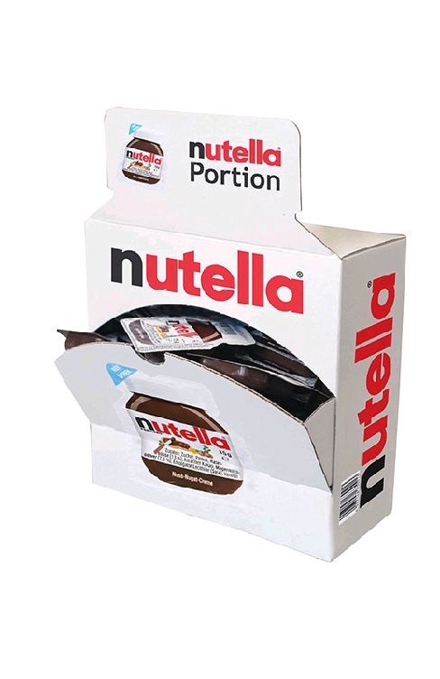 Nutella Nuss-Nougat-Creme, Inhalt: 40 Stück à 15 g Portionspackungen hygienisch einzeln verpackt