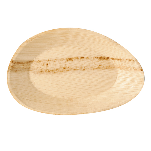 25 Teller, Palmblatt "pure" oval 26 cm x 17 cm x 2,5 cm von PAPSTAR