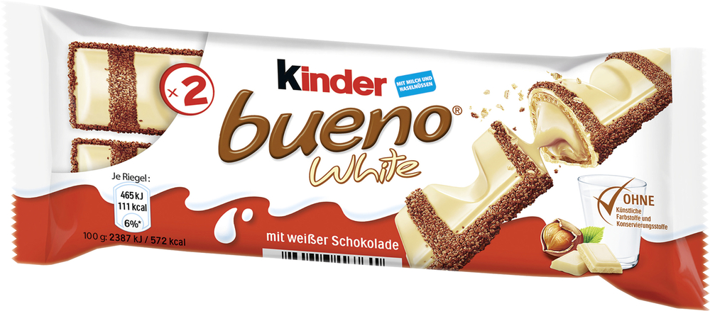 Ferrero Kinder Bueno White 2er 39G