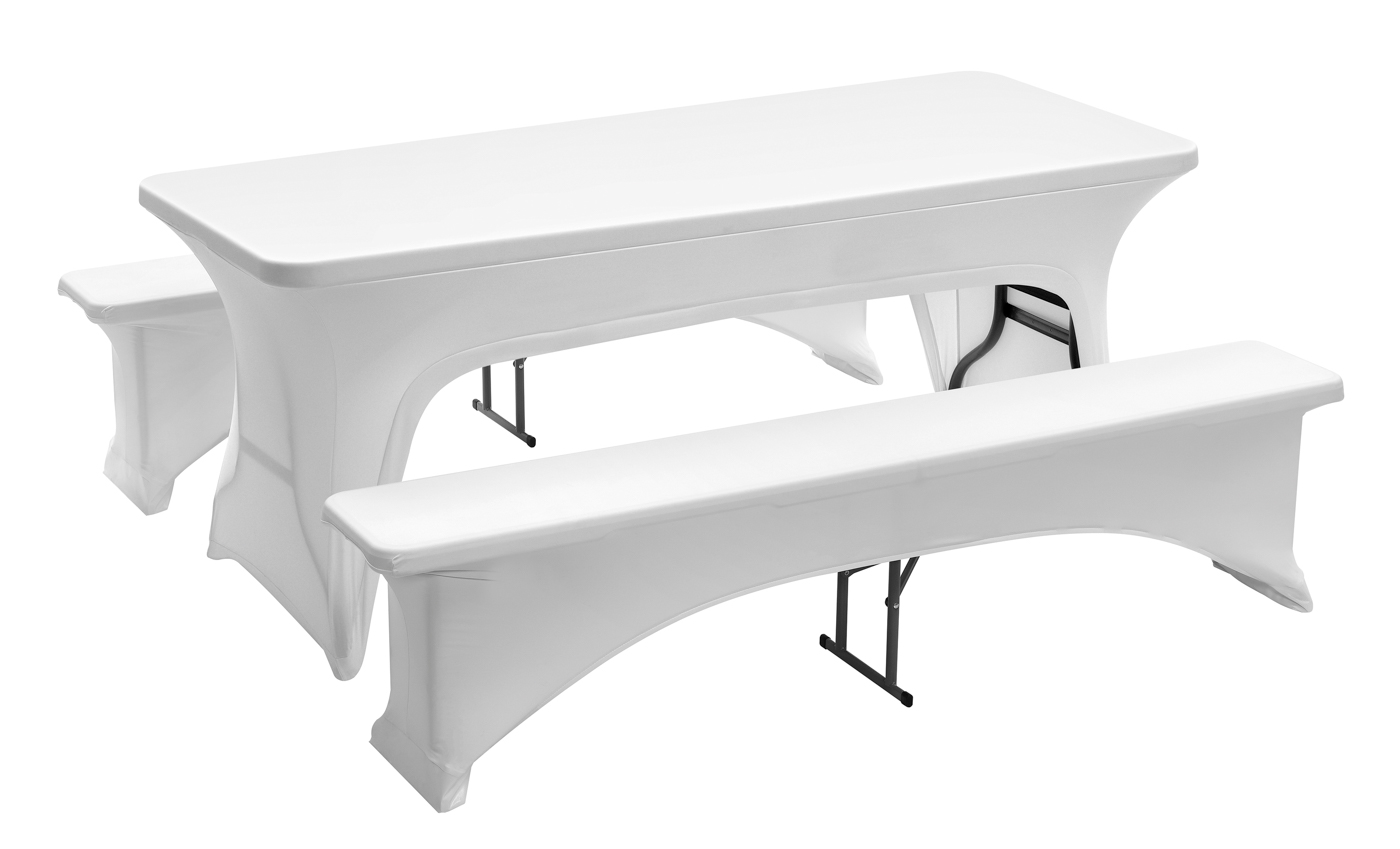Bartscher Hussen-Set Multi 1830-W | Ausgelegt für: Tische und Bänke, 4-beinig | Maße: 185 x 29 x 440 cm. Gewicht: 1,4 kg