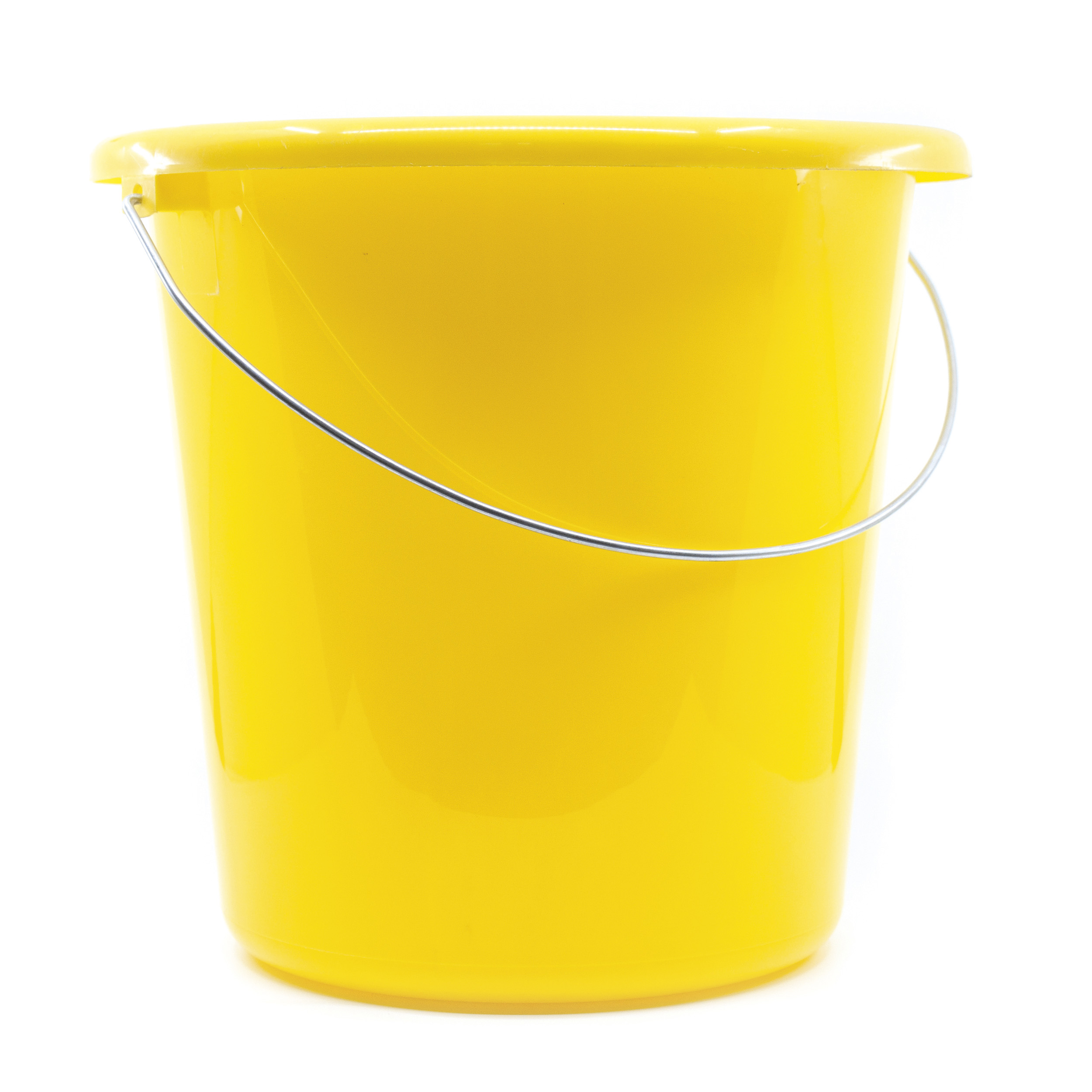 Haushaltseimer 5L mit Metallbügel Farbe: gelb