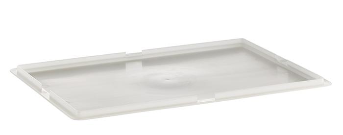 APS Deckel zu Pizzaballenbehälter 60 x 40 cm, H: 1 cm Polyethylen, weiß