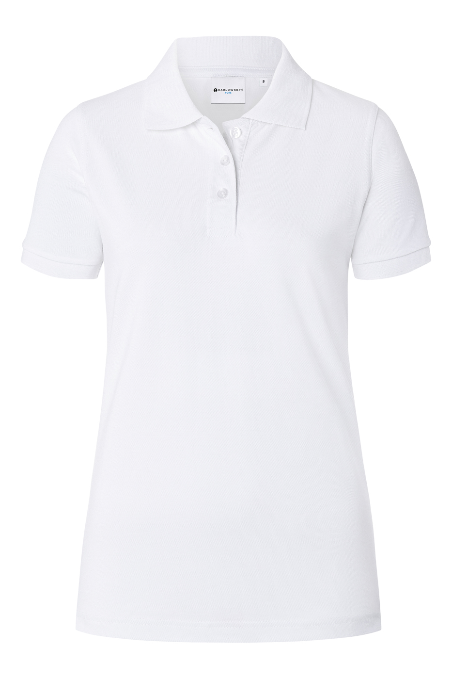 Damen Workwear Poloshirt Basic , GR. 3XL , Farbe: weiß , von Karlowsky