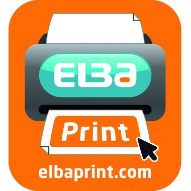 ELBA Doppelordner rado plast 75mm 2 x DIN A5 quer 4 Bügel Pappe schwarz
