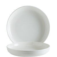 Pott Bowl Cream 25cm Maße: 25 x 25 x 4,5 cm - Mat.: Premium Porzellan
