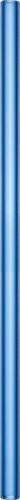 Trinkhalm blau gerade 20 cm, Set mit 50 Trinkhalmen und 3 Bürsten