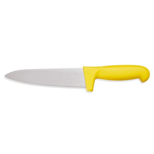 KochmesserHACCP, Material: Edelstahl, Kunststoff. Serie: Knife 69 HACCP, Klingenlänge: 25 cm. Farbe: gelb.