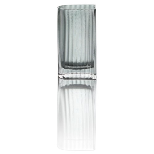WMF Glasvase graugrün H20cm | Maße: 11 x 6,2 x 20 cm