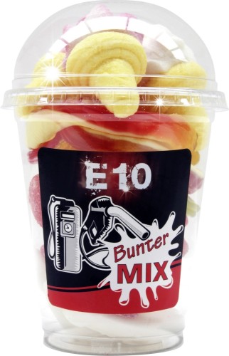 E 10 Bunter Mix Fruchtgummi Mix-Becher 200G