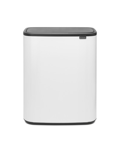 Bo Touch Bin Abfallbehälter 2x30 Liter, Brabantia - Großer Abfallbehälter mit einem Soft-Touch-Öffnungs- und Schließsystem.