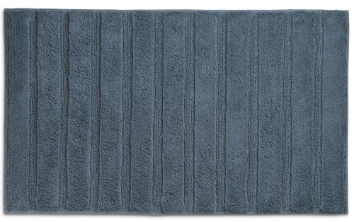 Badematte Megan 100%Baumwolle rauchblau 120,0x70,0x1,6 cm von Kela