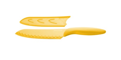 Antihaftbeschichtetes Santokumesser PRESTO TONE 16 cm, gelb
