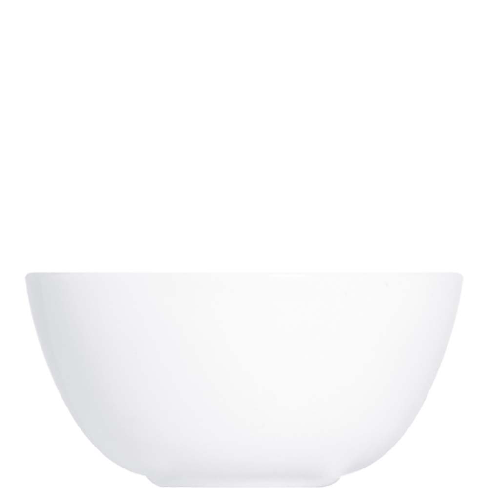 Arcoroc Evolutions White Schale, 12cm, 40cl, aus Opal, Mikrowellen- und Spülmaschinen geeignet, BPA frei, in der Farbe Weiß