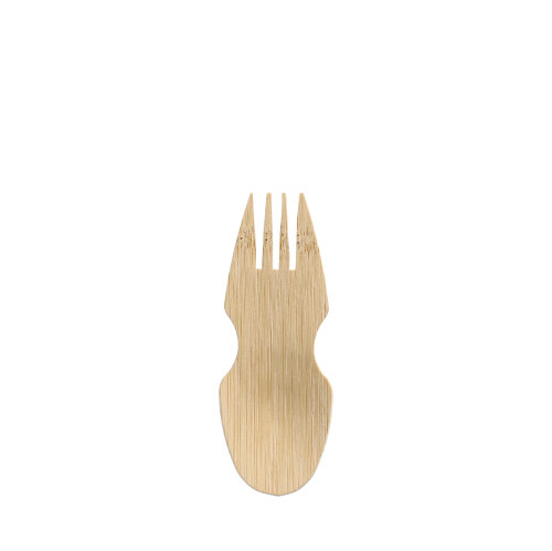 50 Fingerfood - Göffel, Bambus "pure" 8,5 cm von PAPSTAR
