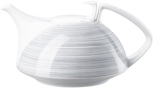 TAC Gropius Stripes 2.0 von Rosenthal, Teekanne für 6 Personen, aus Porzellan, spülmaschinengeeignet