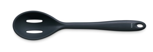 Kela Servierlöffel Tom aus Silikon, schwarz, ca. 280mm x 60mm (L x B)