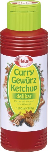 Hela Curry Gewürz Ketchup delikat 300ML